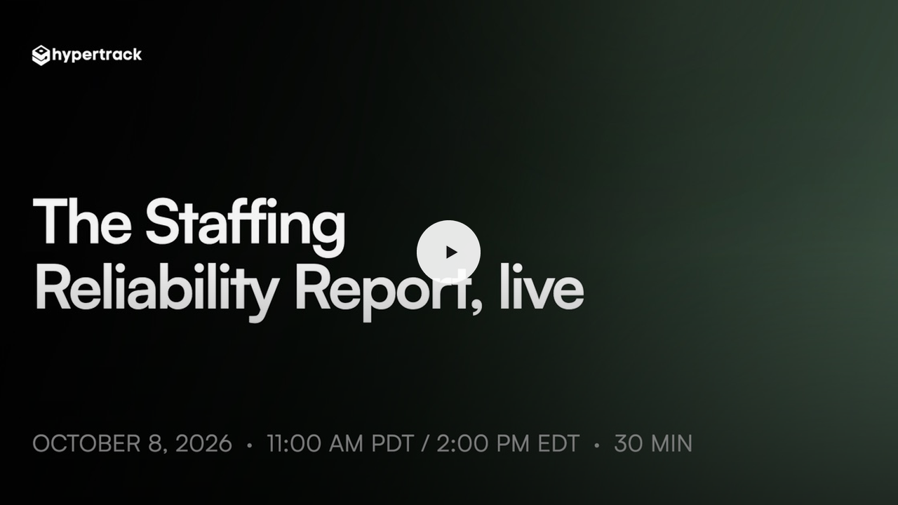 Watch the Staffing Reliability Report webinar replay